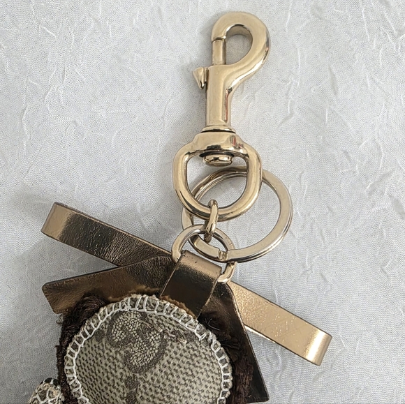 Auth Gucci Guccioli Poodles Lulu Leather Keyring/Bagcharm - Picture 6 of 9